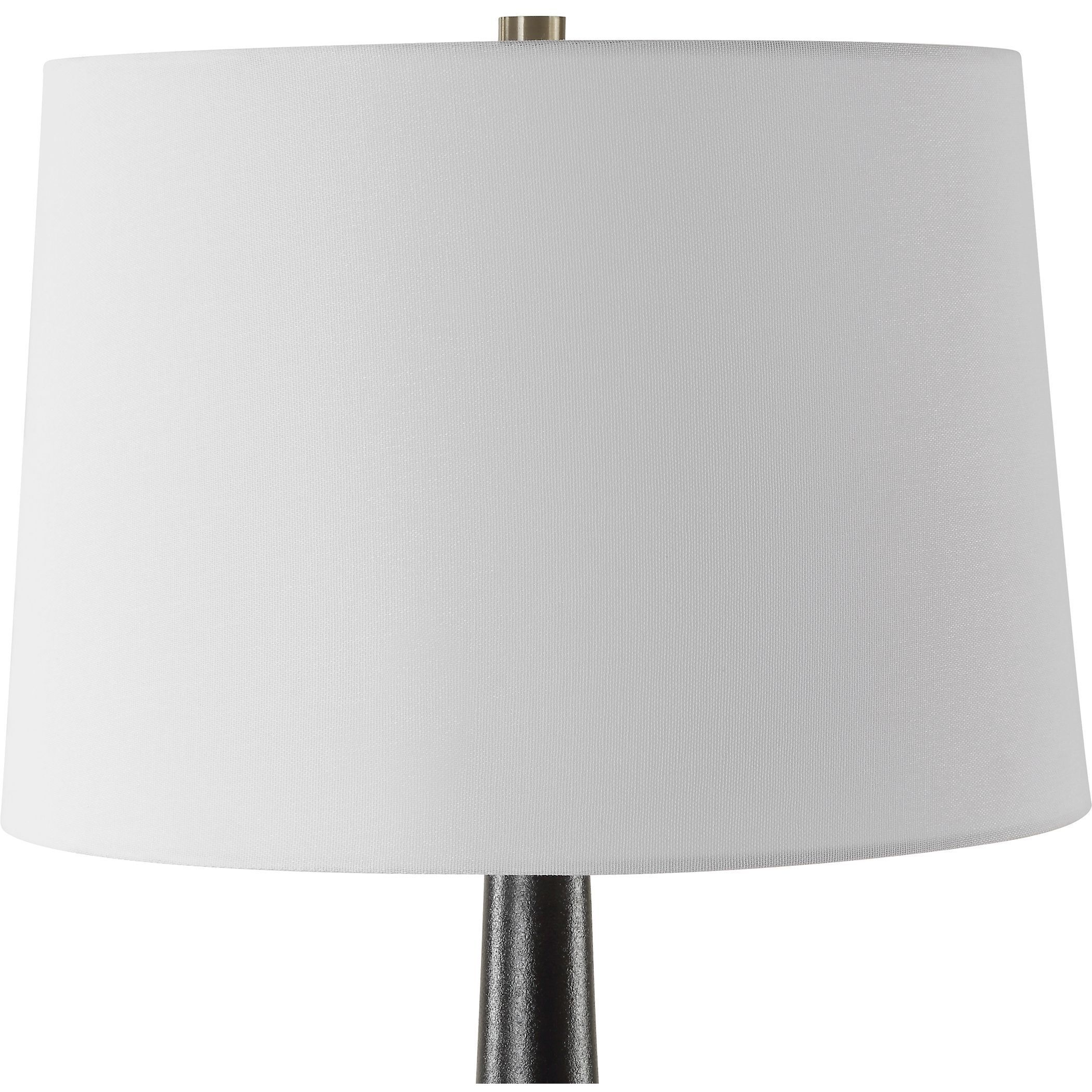 Foster 26 inch 150.00 watt Textured Black Glaze and Antique Brass Table Lamp Portable Light