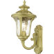 Oxford 1 Light 14.5 inch Soft Gold Outdoor Wall Lantern, Small