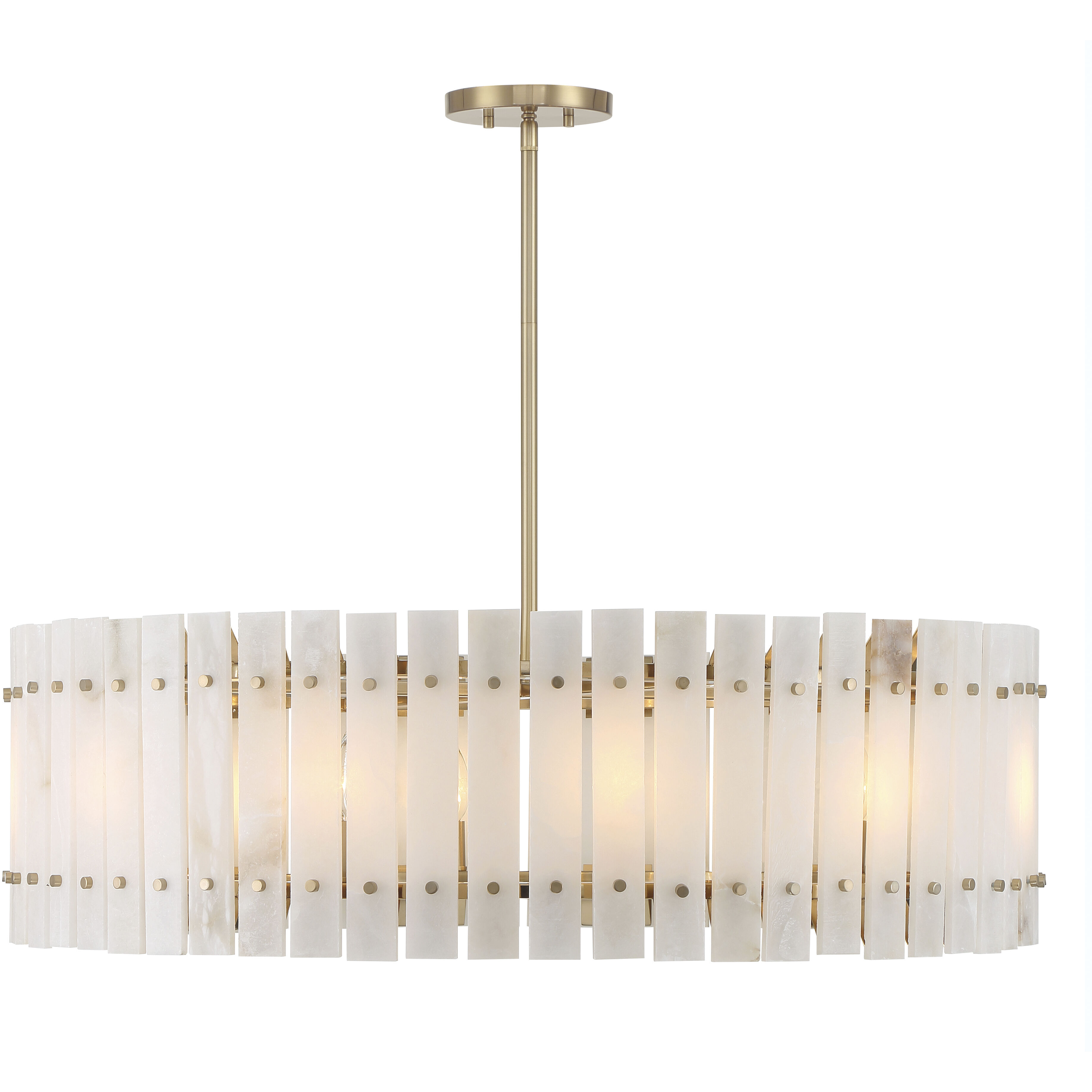 Bardon 12 Light 36 inch Celeste Brass Pendant Ceiling Light