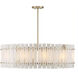 Bardon 12 Light 36 inch Celeste Brass Pendant Ceiling Light