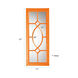 Dayton 53 X 21 inch Glossy Orange Wall Mirror