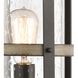 Annenberg 1 Light 19 inch Anvil Iron with Distressed Antiqued Gray Outdoor Post Light