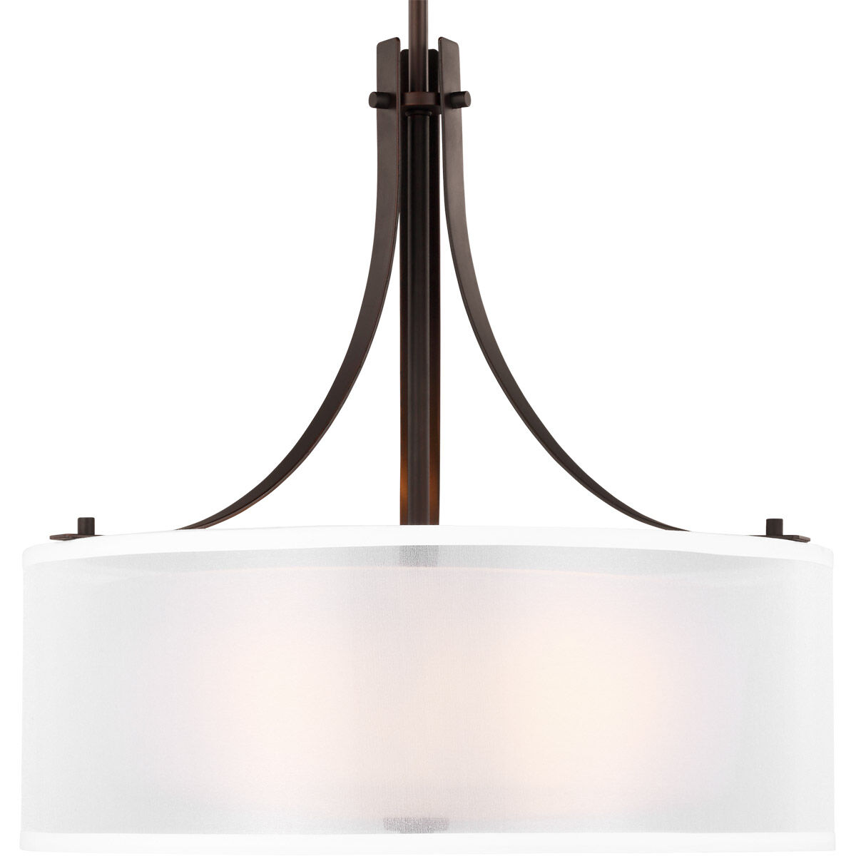 Elmwood Park 3 Light 19 inch Bronze Pendant Ceiling Light