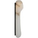 Kelly Wearstler Esculpa LED 6 inch Alabaster and Bronze Elongated Wall Light