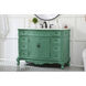 Danville 48 X 21 X 36 inch Vintage Mint Vanity Sink Set