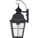 Millhouse 1 Light 16 inch Mystic Black Outdoor Wall Lantern