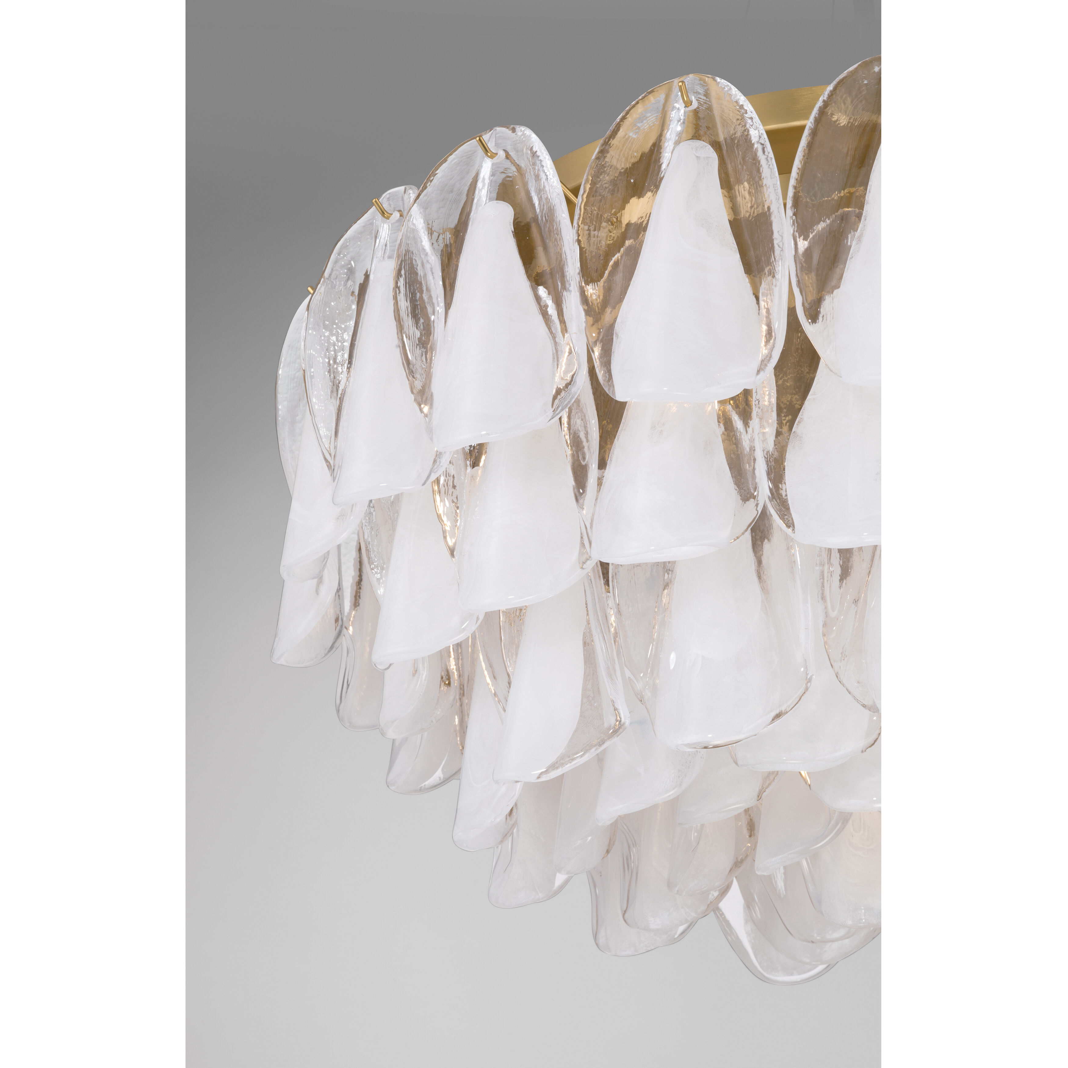 Verla Crest 11 Light 31.25 inch Legacy Brass Flush Mount Ceiling Light