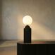 Kate 24 inch 60.00 watt Matte Black Table Lamp Portable Light