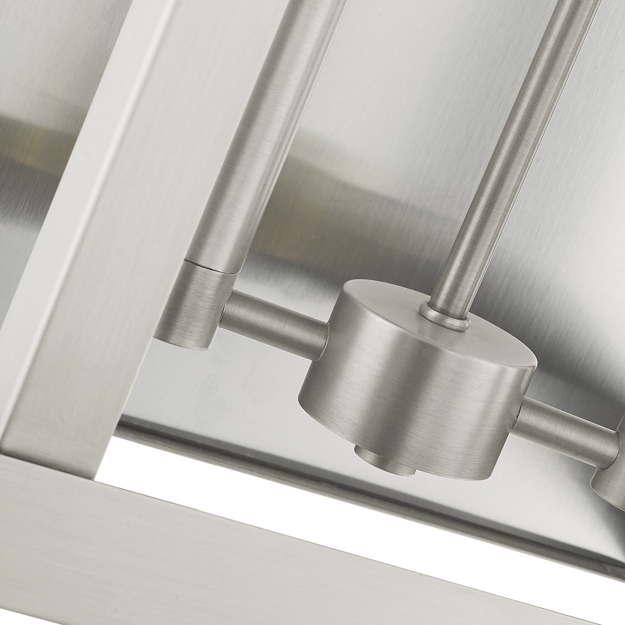 York 2 Light 19 inch Brushed Nickel Outdoor Wall Lantern