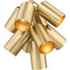 Lumina 9 Light 17 inch Modern Gold Chandelier Ceiling Light