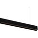 Ventrix 1 Light 48 Black Track Fixtures Ceiling Light