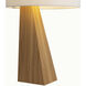 Obelisk 29 inch 9 watt Chestnut Table Lamp Portable Light