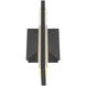 Aelin LED 14 inch Matte Black Outdoor Wall Sconce
