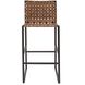 Irving 40 inch Buffalo Brown/Black Barstool