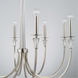 Laurent 8 Light 36 inch Polished Nickel Chandelier Ceiling Light