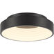 Conc LED 13 inch Coal Flush Mount Ceiling Light