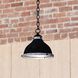 Sheffield LED 10 inch New Bronze and Distressed Ash with Light Silver Inner Pendant Ceiling Light
