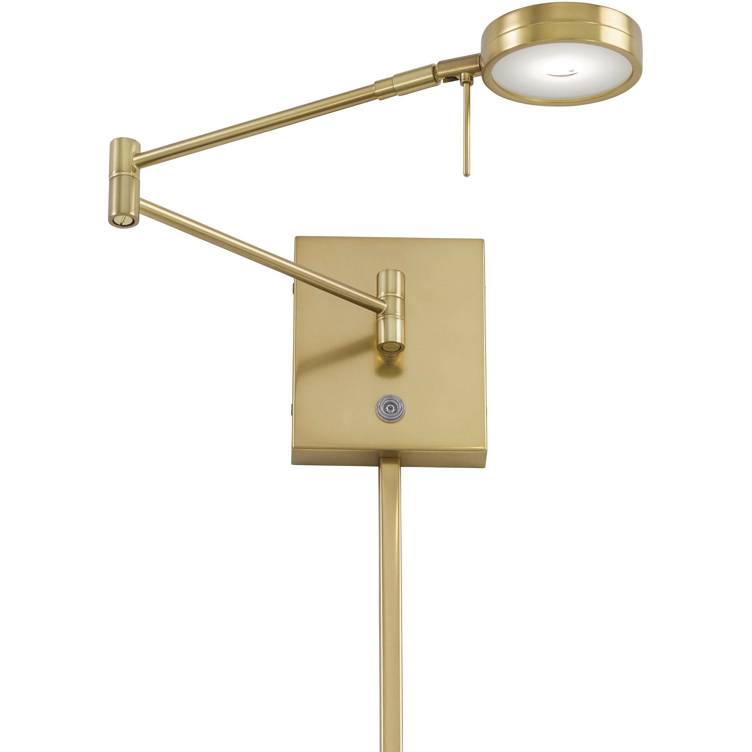 George's Reading Room 1 Light 13.75 inch Swing Arm Light/Wall Lamp