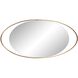 Nouvel 60 X 30 inch Antique Brass Mirror