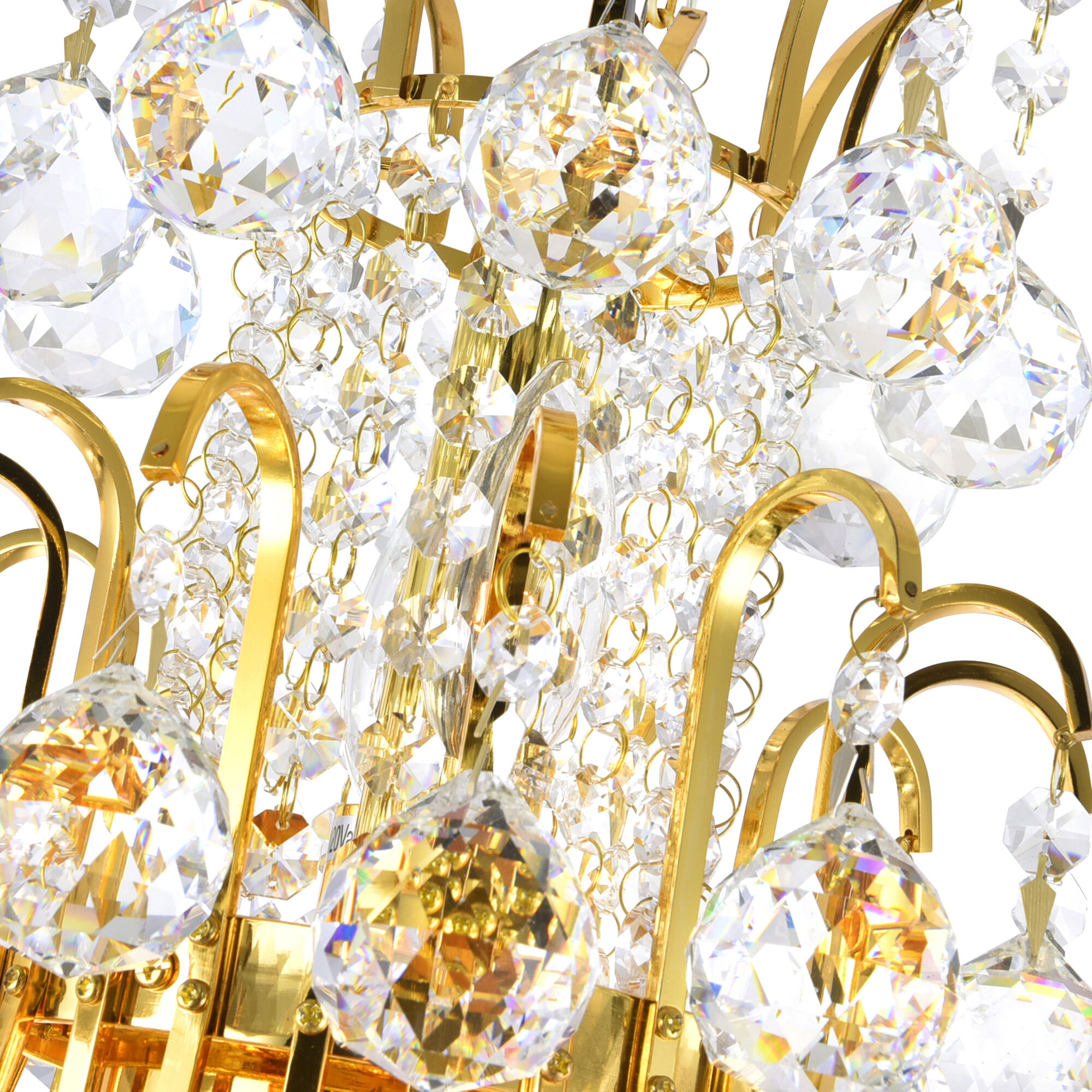 Princess 10 Light 24 inch Gold Down Chandelier Ceiling Light