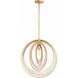Doral 1 Light 20 inch Renaissance Gold Chandelier Ceiling Light