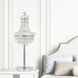 Empire 34 inch 25.00 watt Chrome Table Lamp Portable Light