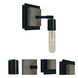 Loft 1 Light 5 inch Matte Black Sconce Wall Light