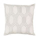 Skyline 18 X 18 inch Beige and Medium Gray Throw Pillow