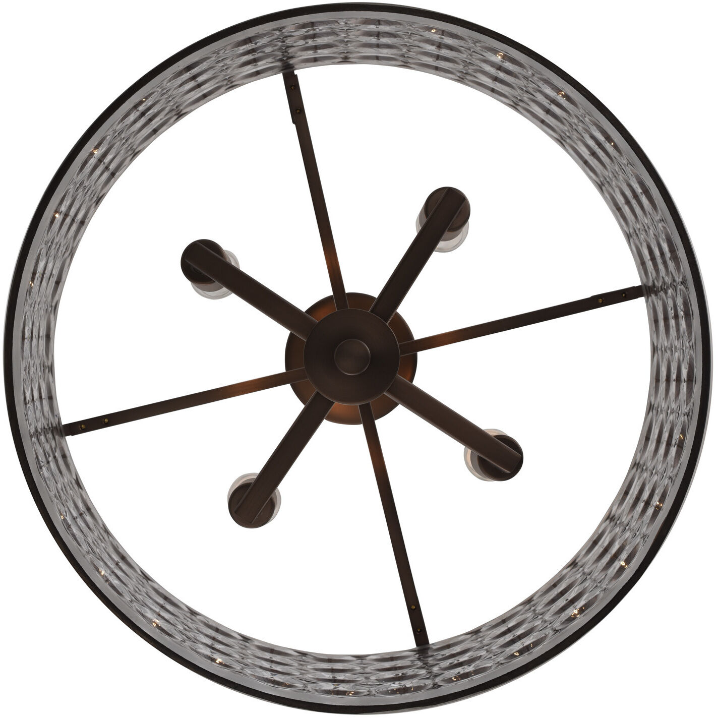 Juli 4 Light 16 inch Natural Burnt Stainless Steel Convertible Pendant Ceiling Light