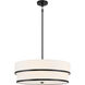 Cascade 4 Light Coal Pendant Ceiling Light