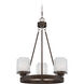 Kenswick 3 Light 22 inch Peruvian Bronze Chandelier Ceiling Light