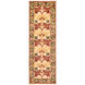 Uncharted 96 X 30 inch Beige, Dark Brown, Dark Red, Peach Rug