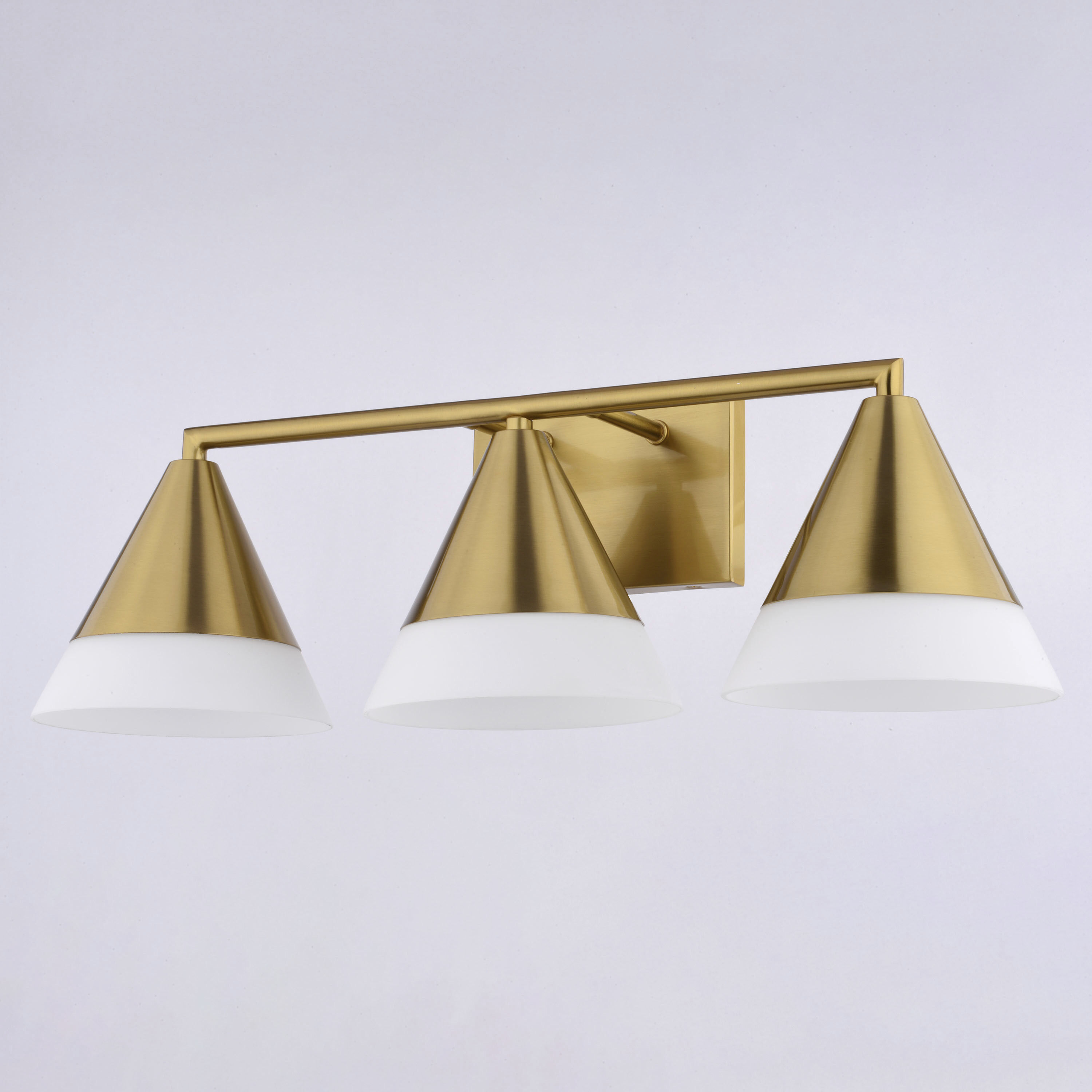 Winthrop 3 Light 25.25 inch Harvest Gold Bathroom Light Wall Light