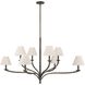 Bethany 8 Light 52 inch Forged Bronze Chandelier Ceiling Light