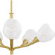 Adelyn 5 Light 30 inch Gold Leaf Chandelier Ceiling Light
