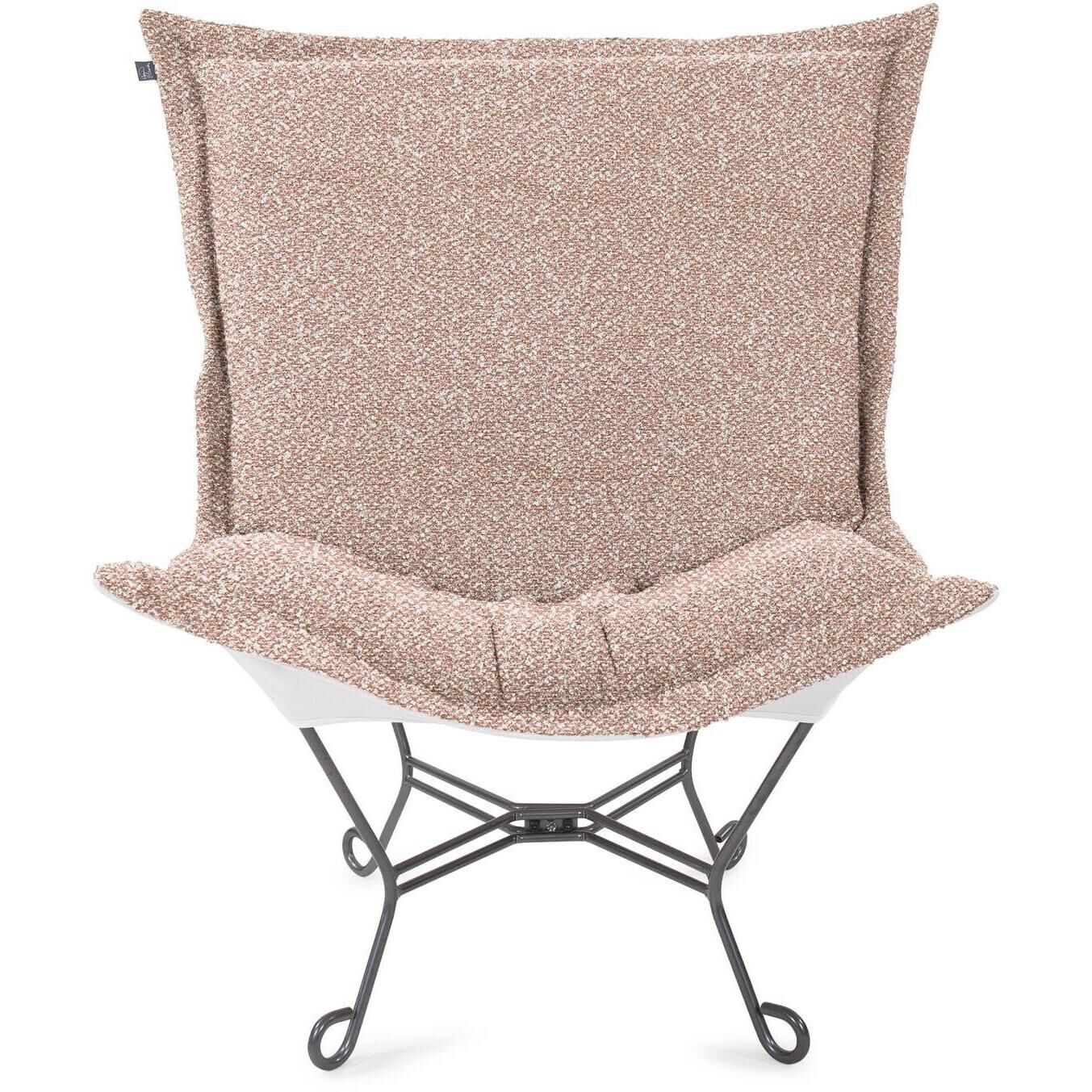 Alicante Blush Patio Scroll Puff Chair