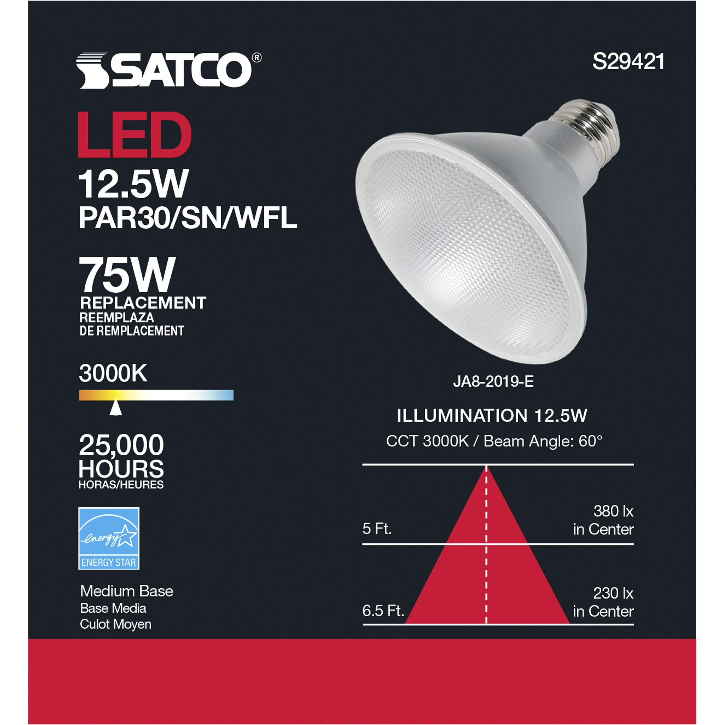 Lumos LED PAR30SN Medium 12.50 watt 120 3000K LED Bulb
