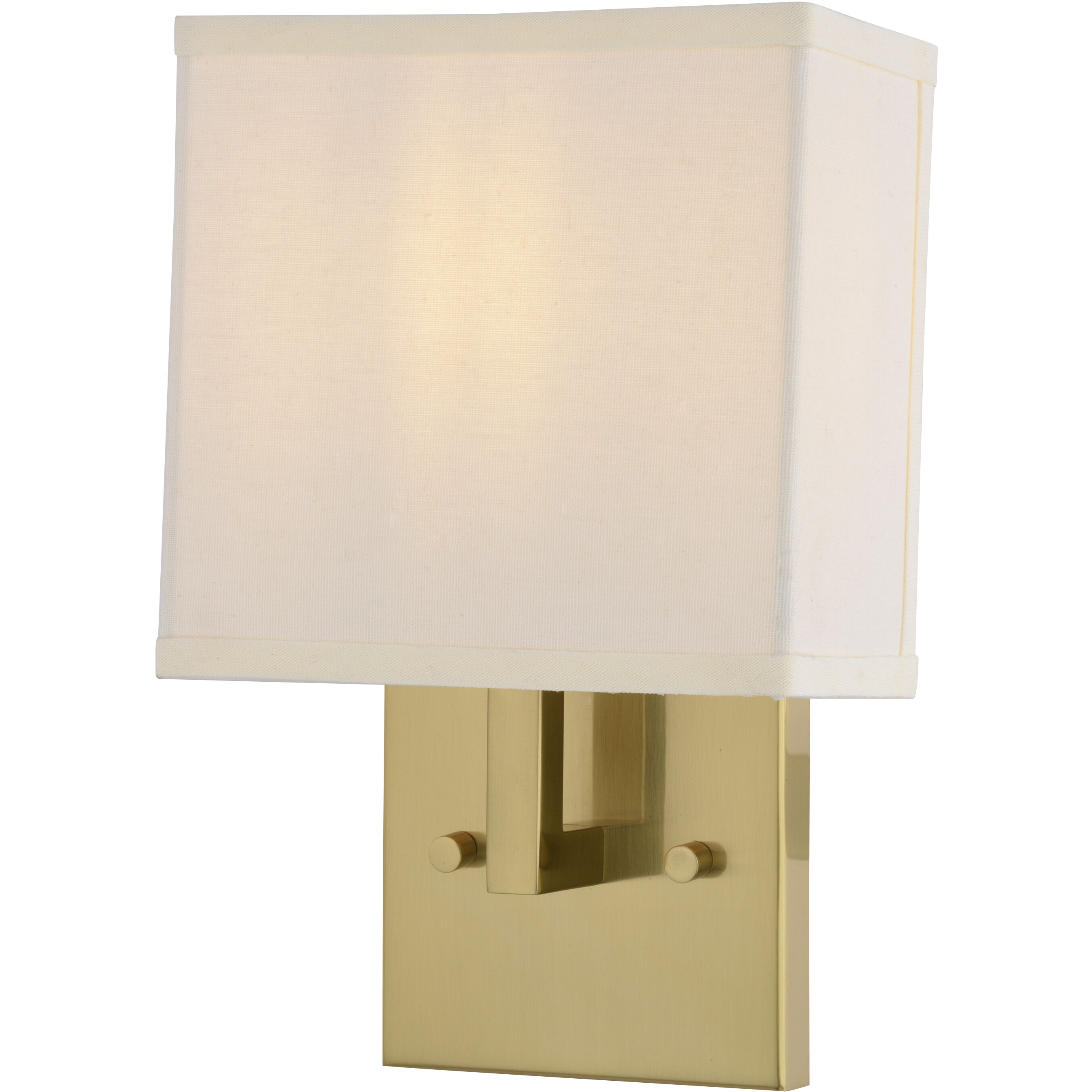 Glenview 1 Light 7 inch Satin Brass ADA Wall Light