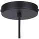 Miles 1 Light 6 inch Black Pendant Ceiling Light