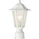 Cornerstone 1 Light 14 inch White Outdoor Post Lantern