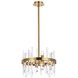 Serena 8 Light 16 inch Satin Gold Pendant Ceiling Light