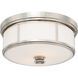 ML 5 Light 20 inch Polished Nickel Flush Mount Ceiling Light