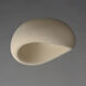 Moeraki LED 15.75 inch Oyster Flush Mount Ceiling Light