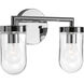 Signal 2 Light 13.5 inch Polished Chrome Bath Vanity Wall Light