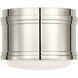 Chapman & Myers Marden LED 5.5 inch Polished Nickel Flush Mount Ceiling Light