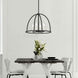 Abbott 4 Light 18.25 inch Black Lantern Chandelier Ceiling Light