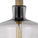 Swindon 1 Light 8 inch Smoked Pendant Ceiling Light