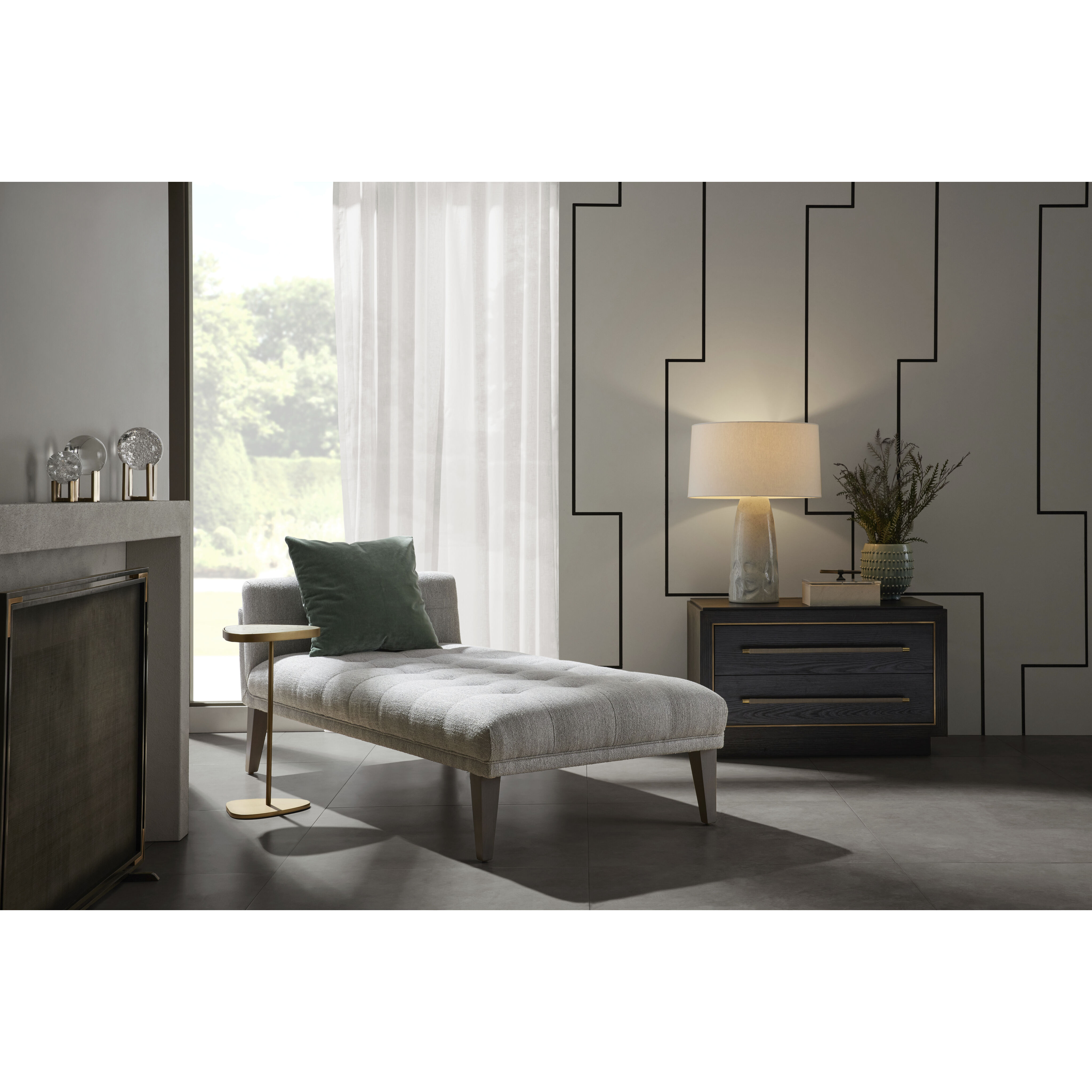 Pacifica 27 inch 150.00 watt Ice Reactive Lamp Portable Light