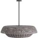 Valdez 3 Light 34 inch Dark Gray Washed Pendant Ceiling Light