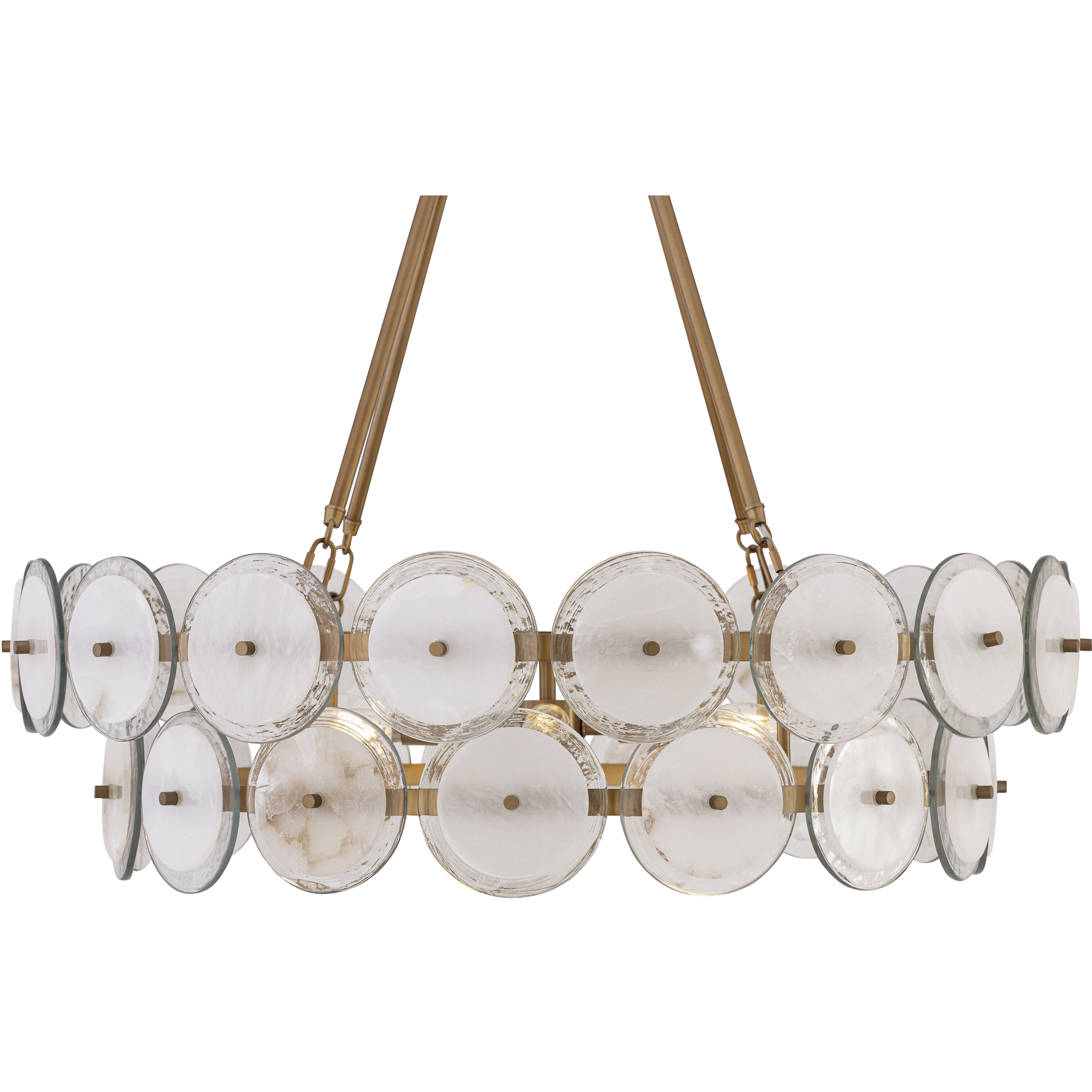 Kintrel 4 Light 31.5 inch Legacy Brass Pendant Ceiling Light